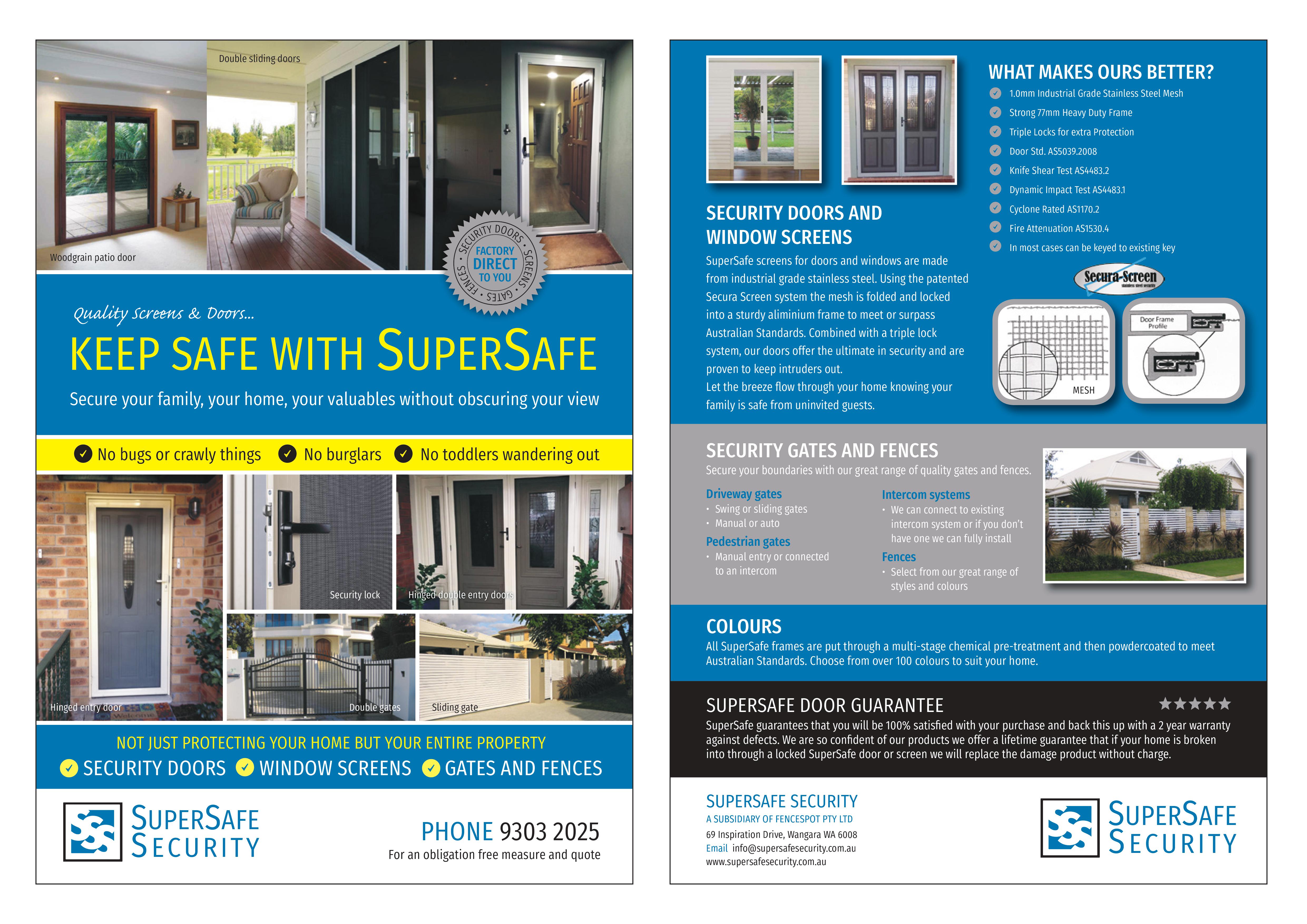 Supersafe Brochure - Fence Spot