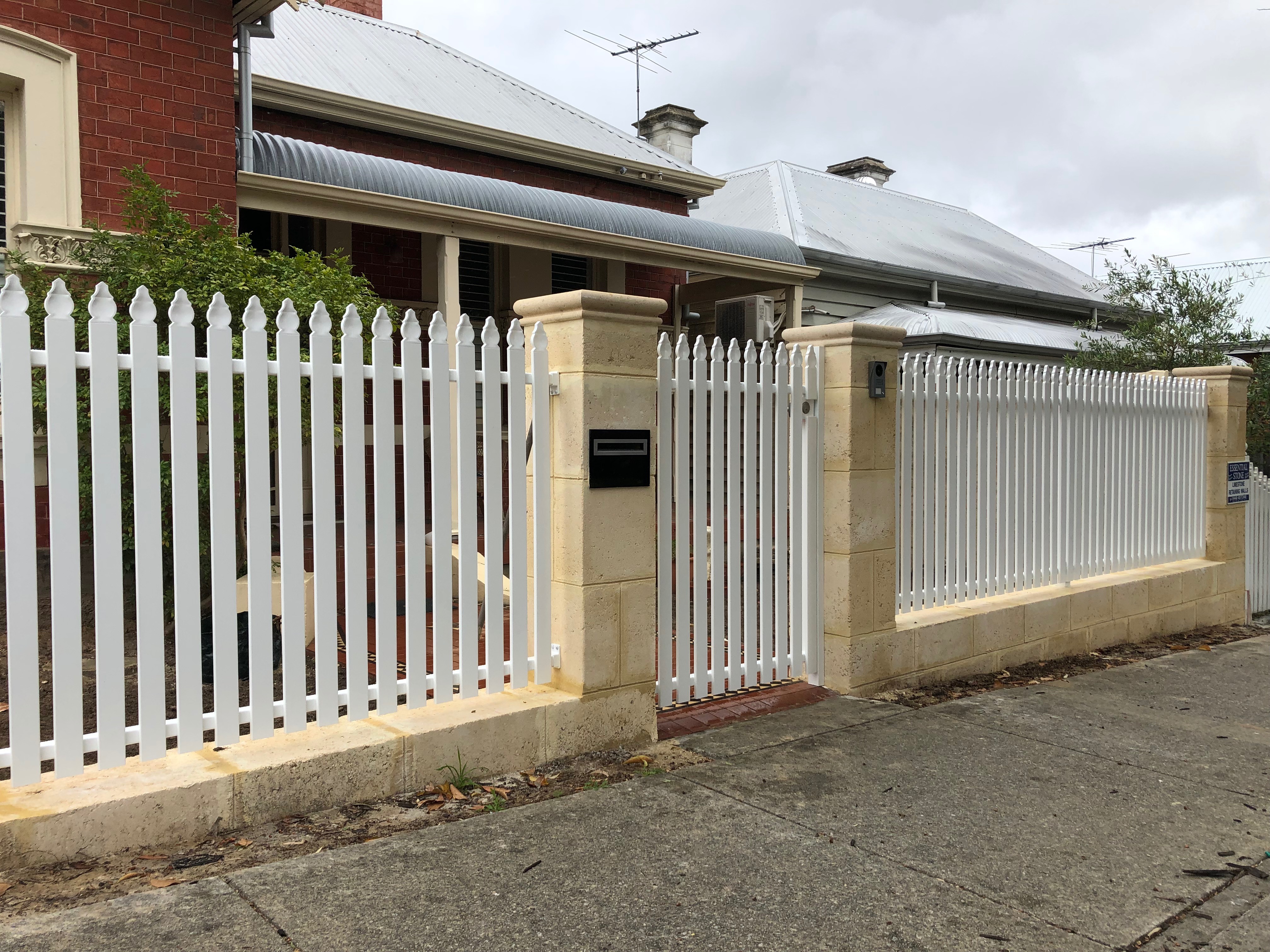 Federation picket - fence and gate