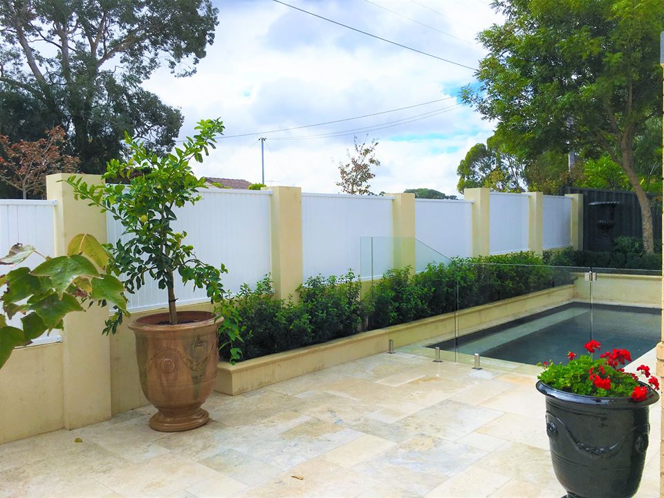 Frameless Glass Pool Fence - Raked Special Panel