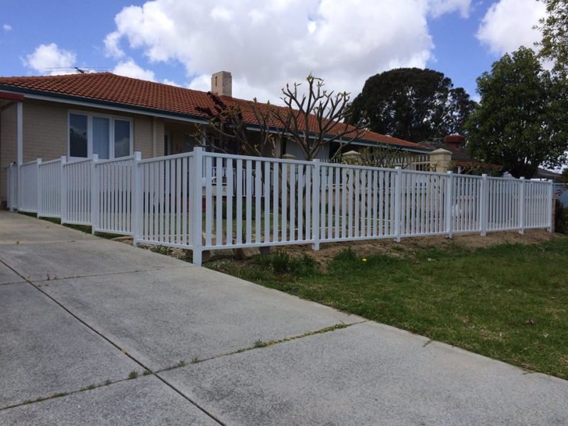 Aluminium Picket Fence 65m picket 65mm gaps Fence Spot